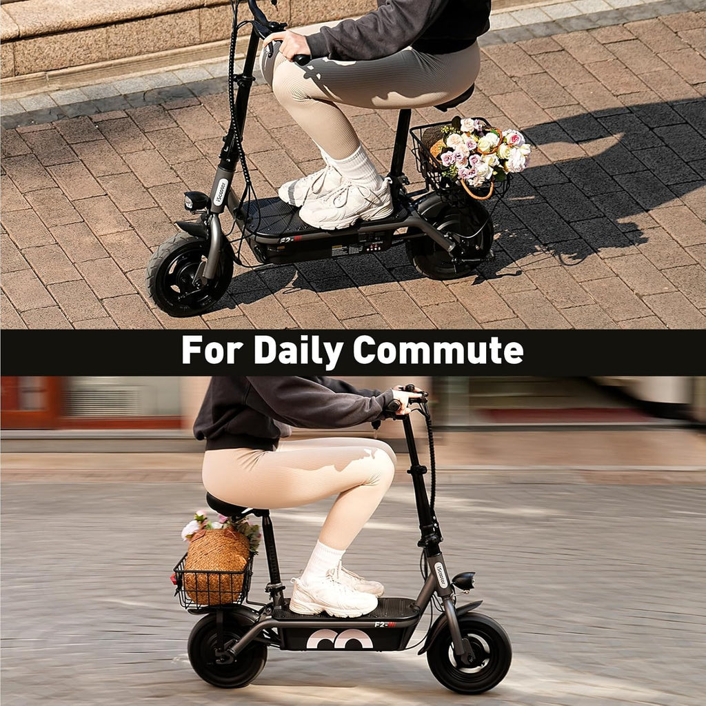 iScooter Electric Scooter With Seat, 500W, 21 Miles, 15.6 mph - i12