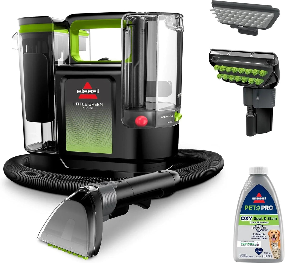 Bissell Little Green Max Pet Portable Carpet And Upholstery Deep Cleaner - 3860