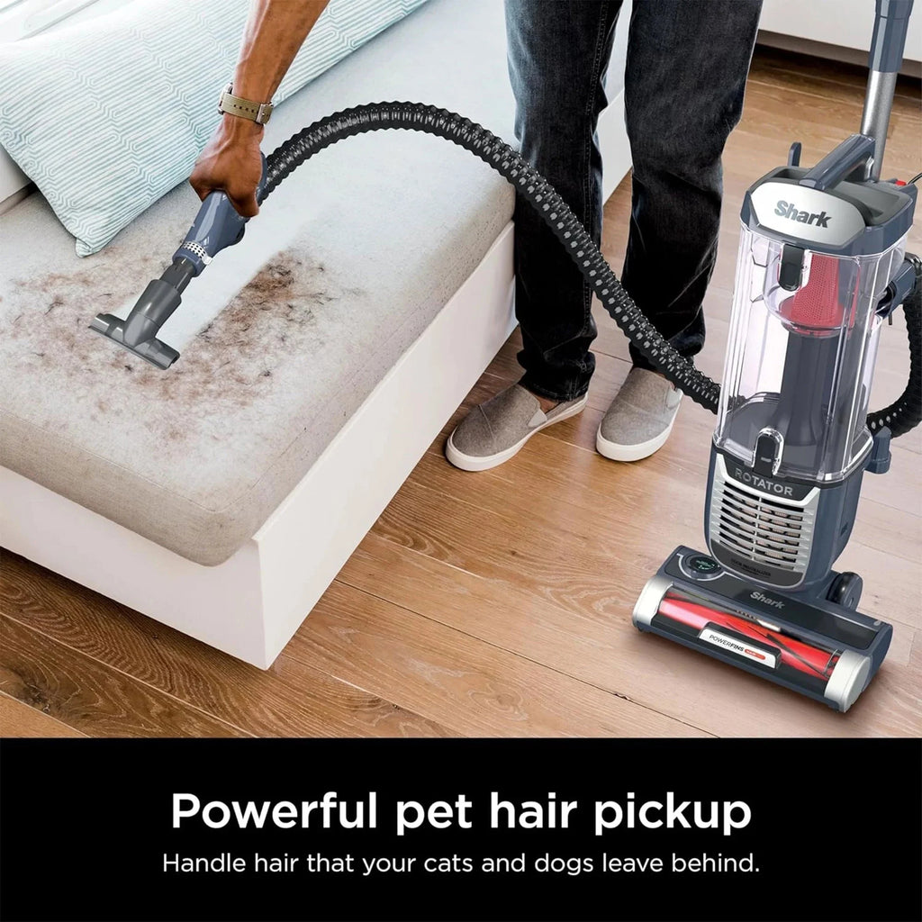 Shark Rotator Bagless Upright Pet Hair Vacuum Cleaner, Navy - Open Box