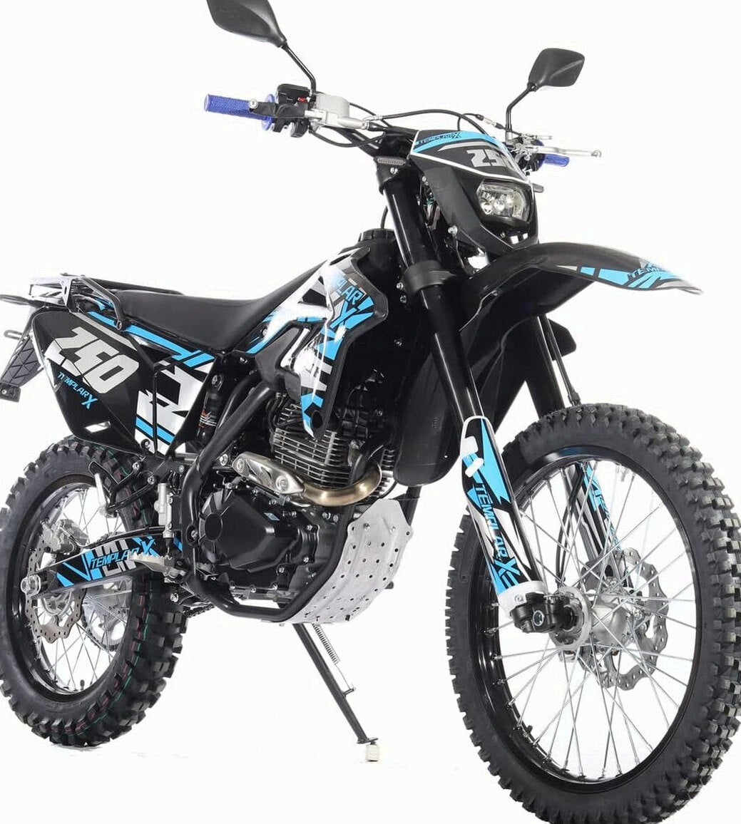 X-PRO Templar X 250cc Dirt Bike, Zongshen PR250 Engine, 6-Speed Manual - Templar X 250