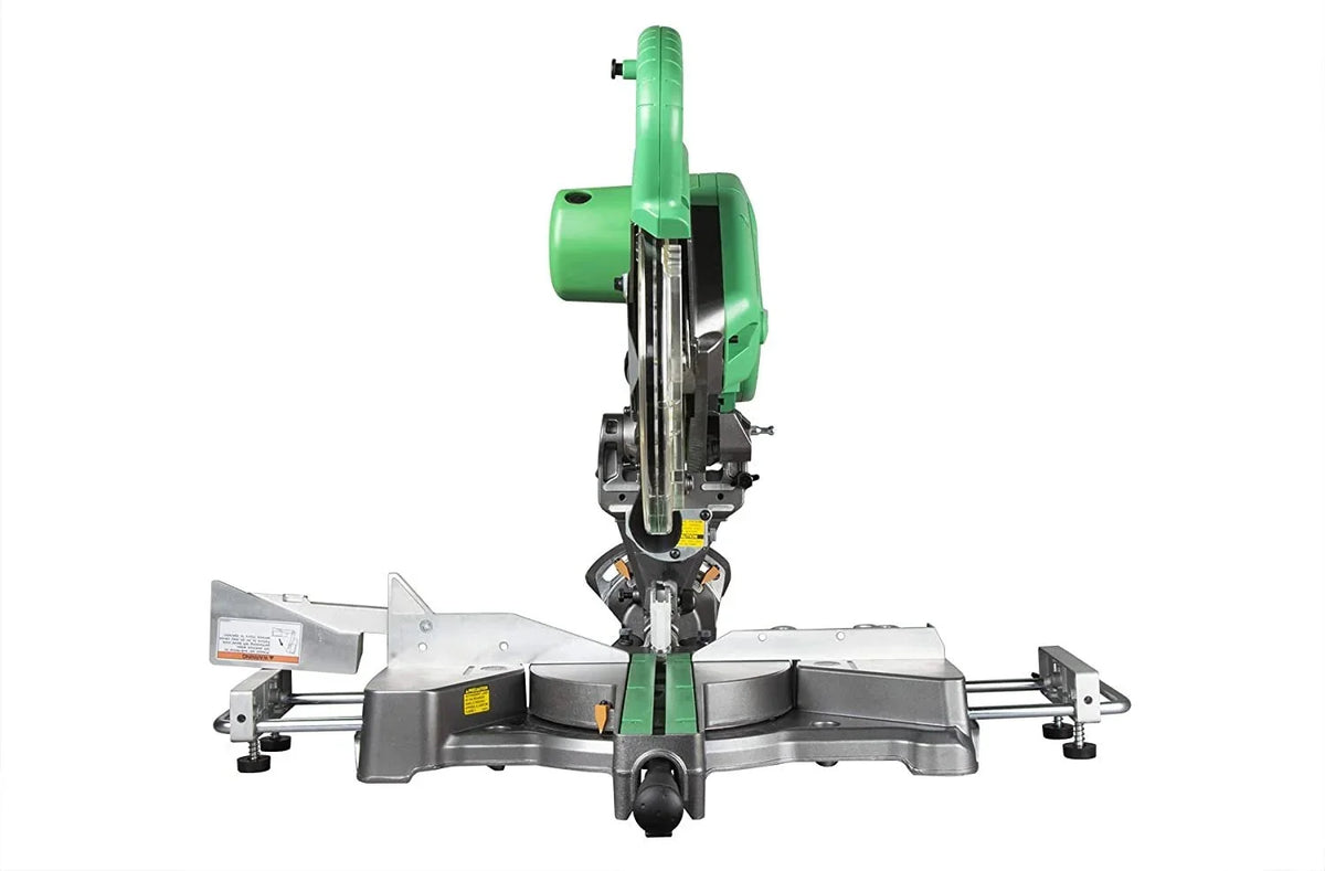 Metabo HPT 10-Inch Sliding Dual Compound Miter Saw, 12 Amp, Double Bevel - C10FSHS