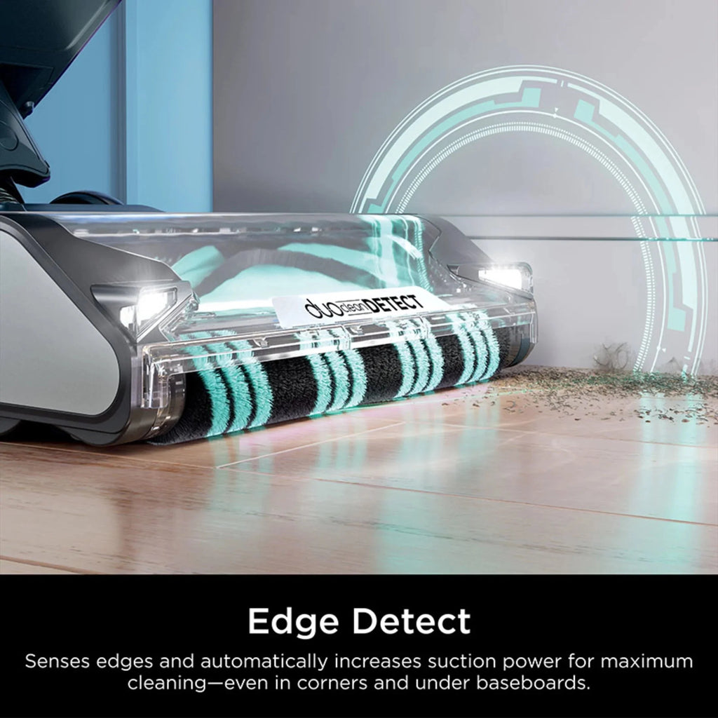 Shark POWERDETECT Upright Vacuum With DuoClean Detect, Black/Teal - AZ4000