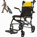 Foldable Adult Transport Chair With Telescopic Handle - 19.4 lbs