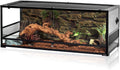 REPTI ZOO 67 Gallon Reptile Terrarium, Sliding Glass Doors, 48 x 18 x 18 in