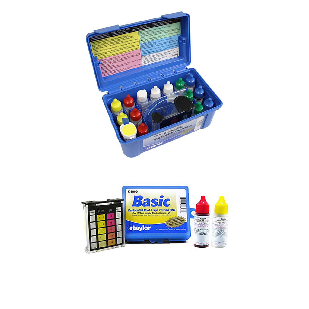 Taylor Complete Pool Chlorine Test Kit With Additional Basic Kit - K2006