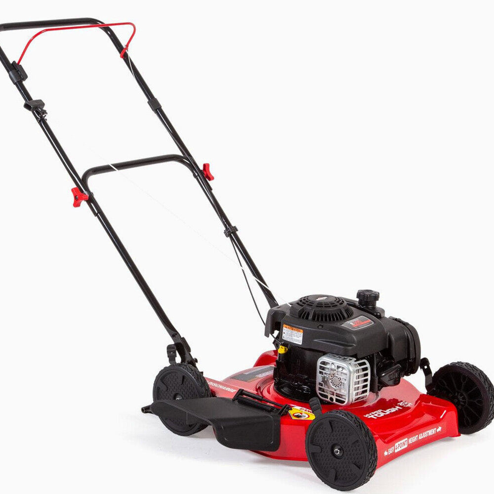Hyper Tough 20in Gas Push Lawn Mower With 125cc Briggs & Stratton Engine - Prime N Pull