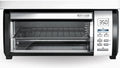 BLACK+DECKER SpaceMaker Under-Counter Toaster Oven, Black/Stainless Steel - TROS1000D