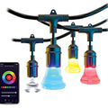 Atomi Smart WiFi Color String Lights, 24ft Waterproof LED - Alexa/Google Compatible