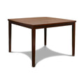 New Classic Furniture Wood Counter Table With Lazy Susan, Espresso - Dixon