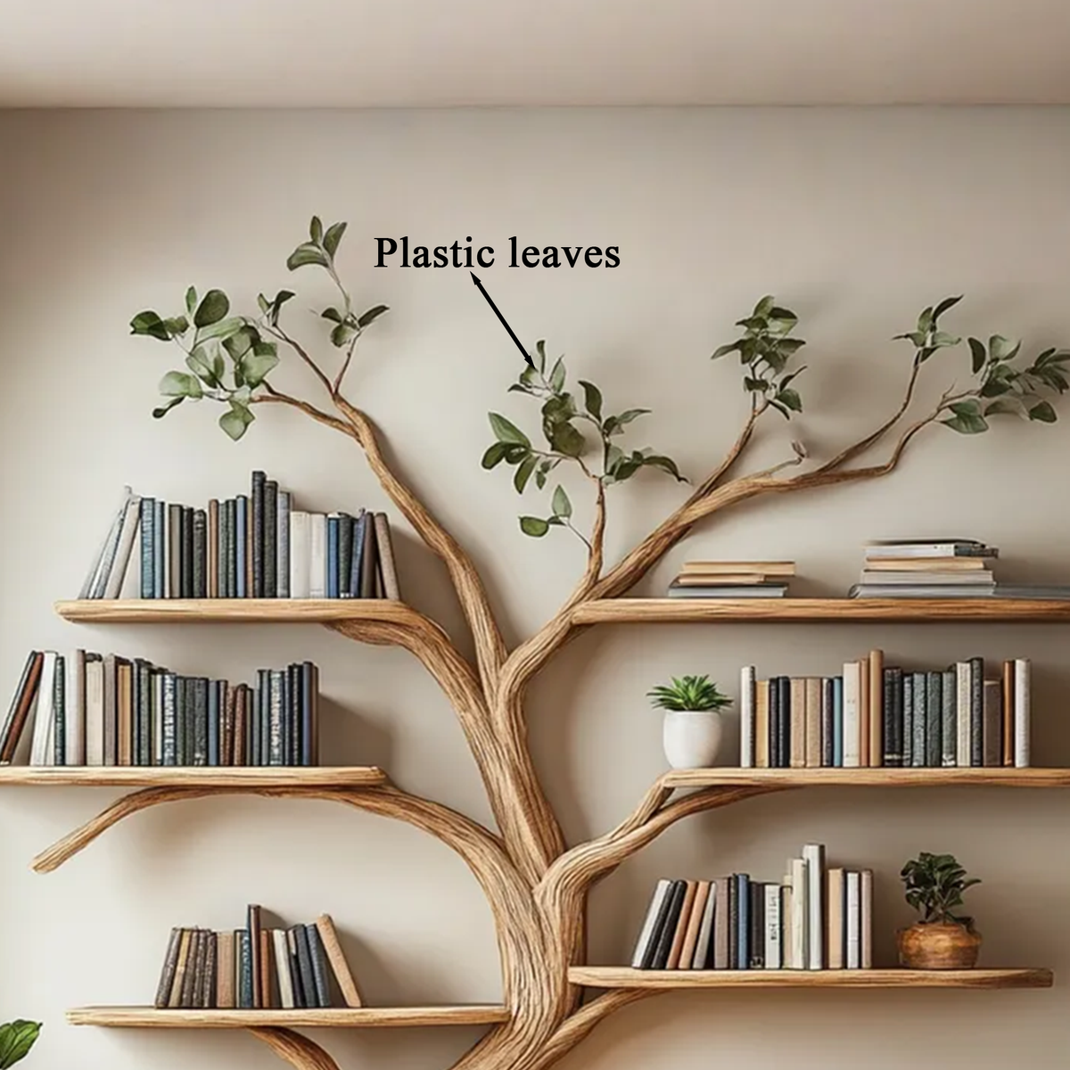 Driftwood Branch Shelf Floating Shelf Wall Mouted - view 6