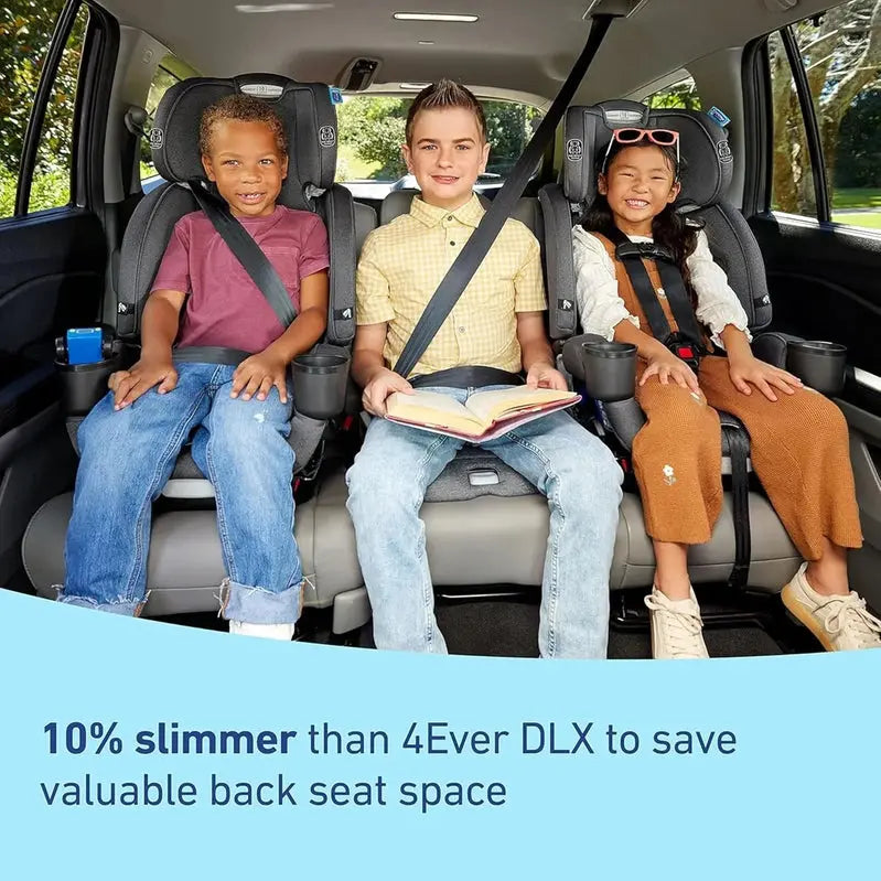 4Ever DLX 4-In-1 Convertible Car Seat, Charlie 2 - 10-Year Use