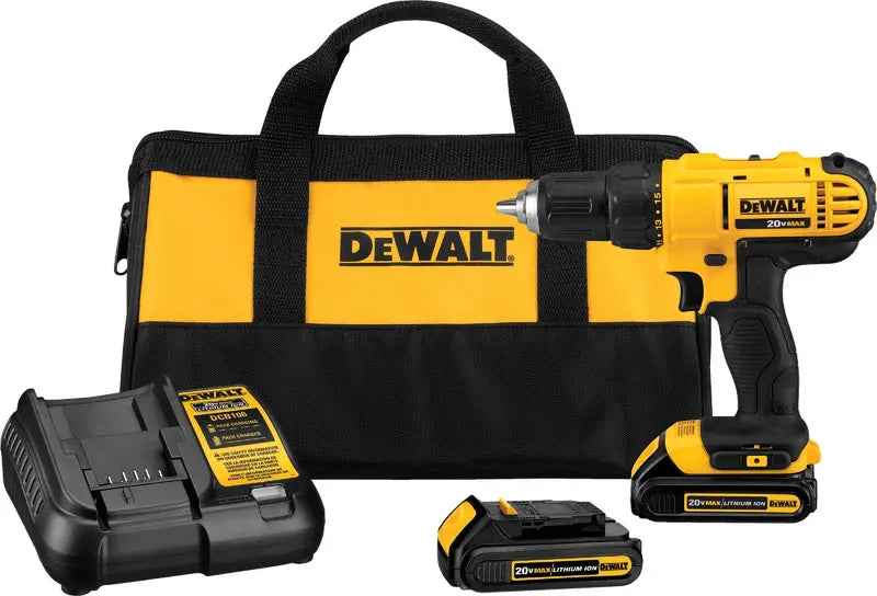 DW 20V MAX Lithium-Ion Cordless Drill Kit - DCD771C2
