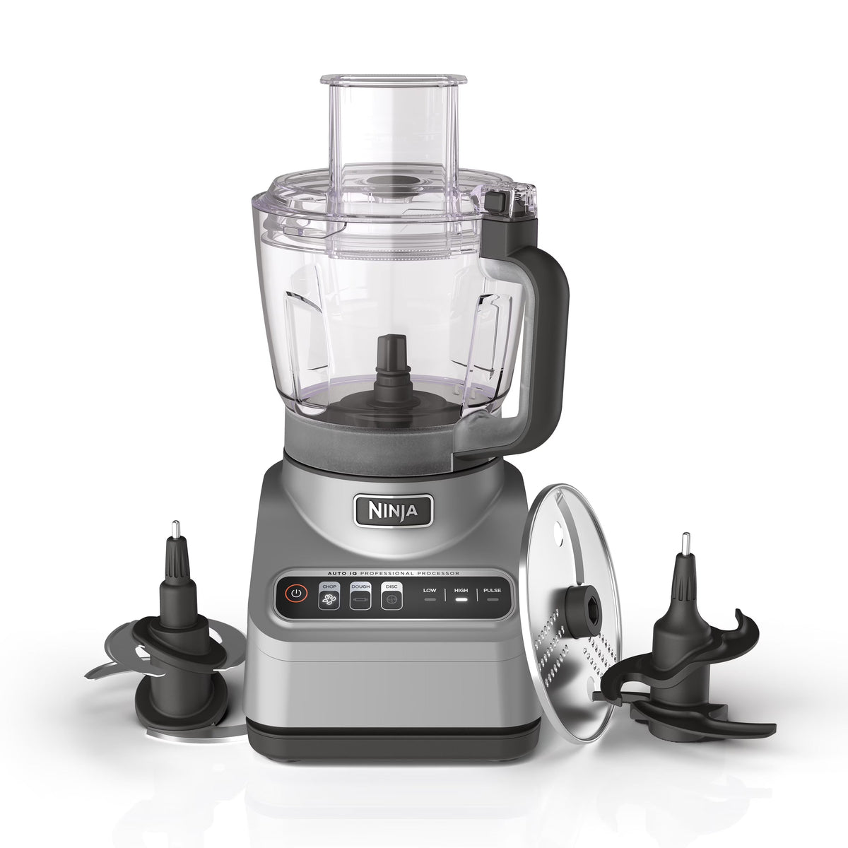 Ninja Professional Food Processor 9 Cup, 850 Watts, Silver - BN600