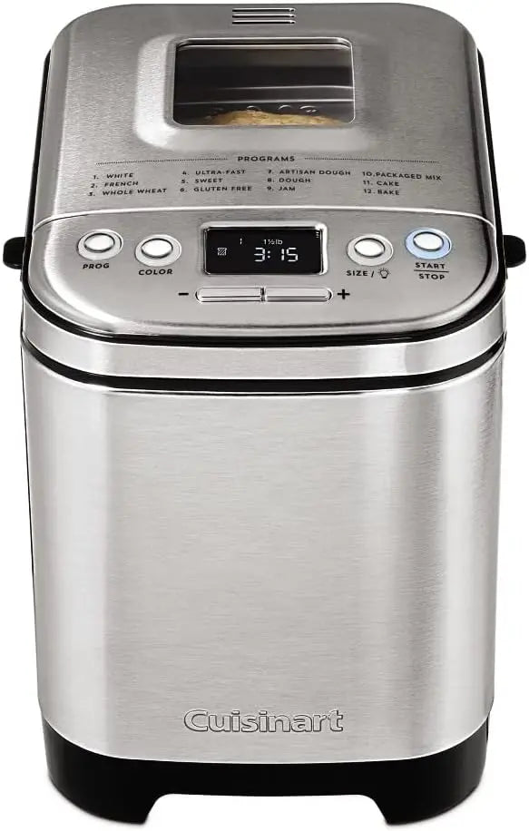 Cuisinart Compact Automatic Bread Maker Machine, Up To 2lb Loaves