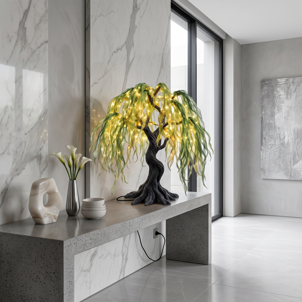 Coastal Decorative Tree Table Lamp For Bedroom - view 3