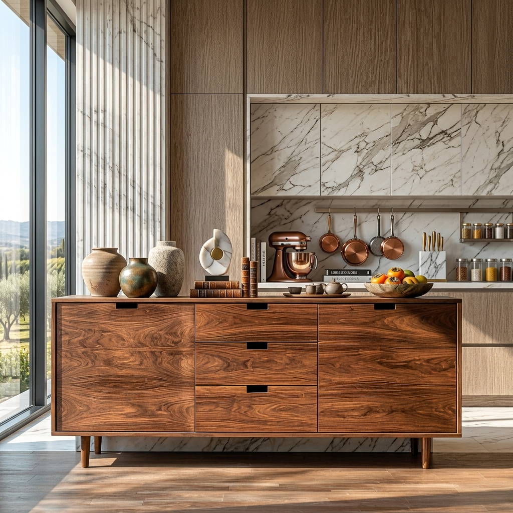 Contemporary Wooden Sideboard For Modern Living Room - view 3