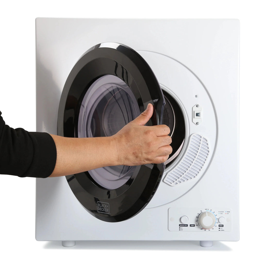 BLACK+DECKER Compact Vented Dryer, 3.5 Cu. Ft., 13.2 lbs., White - BCED37