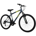 Huffy Hardtail Mountain Bike, Denim Blue, 26 Inch, 21-Speed - Stone Mountain