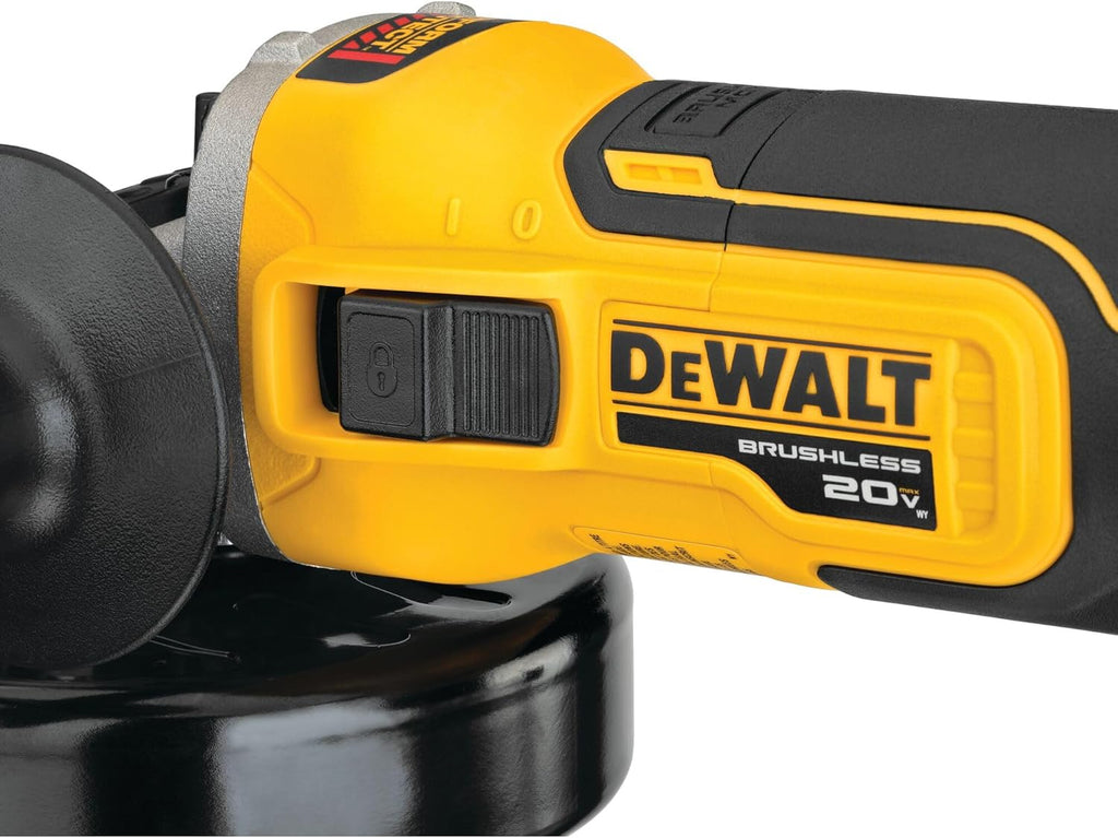 20V XR Angle Grinder With Spring Braking Device And Sliding, 4-1/2 Inches, Just The Tool