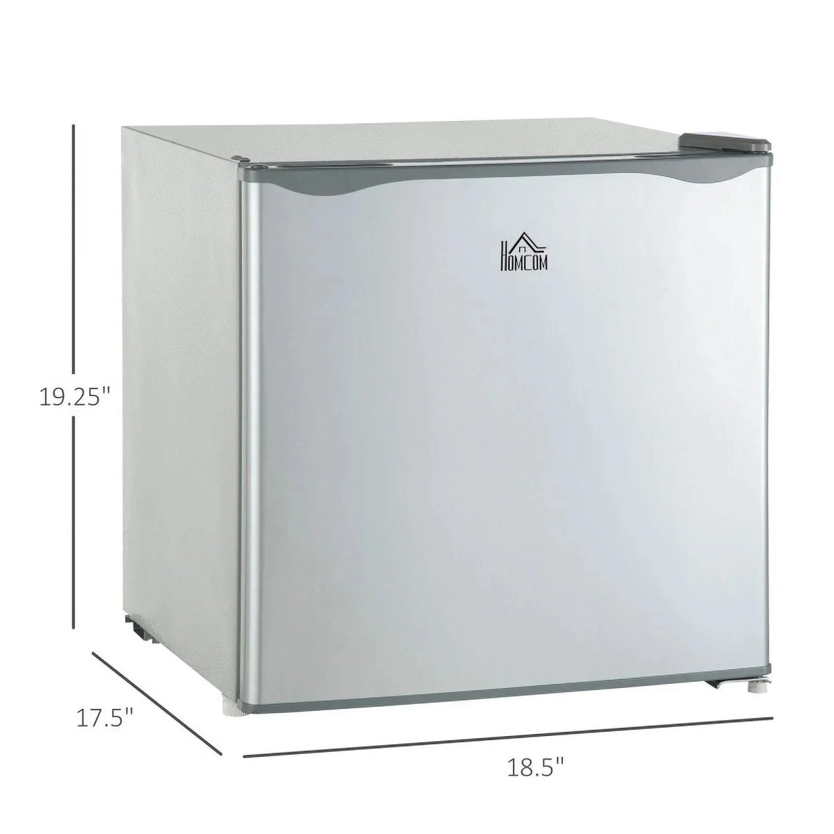 HOMCOM Countertop Upright Mini Freezer, 1.1 Cu.Ft, Gray - 05