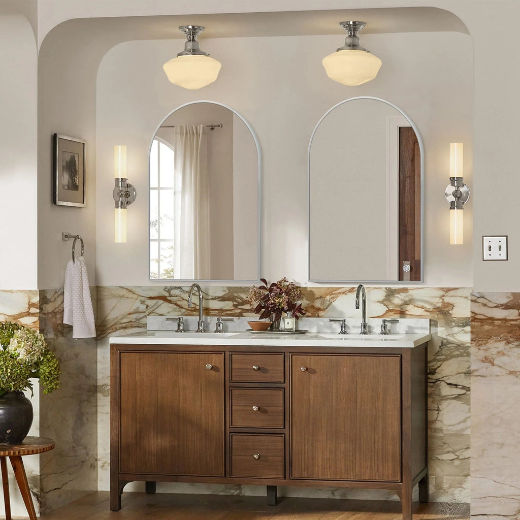 Arched Bathroom Vanity Mirrors, 2 Pack, 36x24 Inch