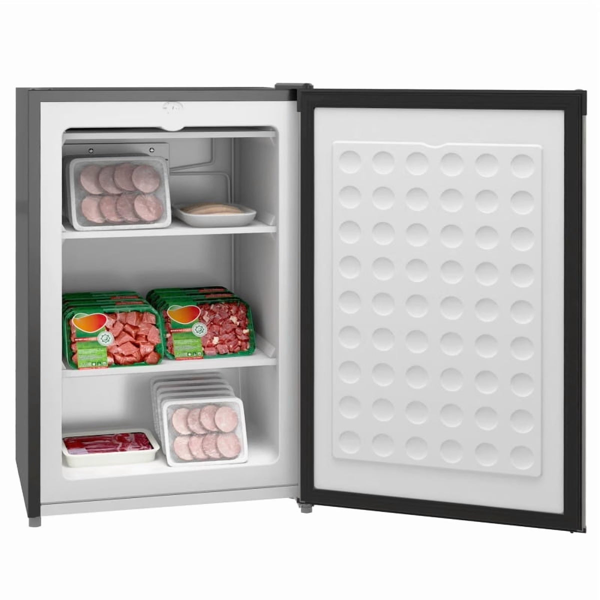 HOMCOM Upright Freezer, 3.0 Cubic Feet, Silver