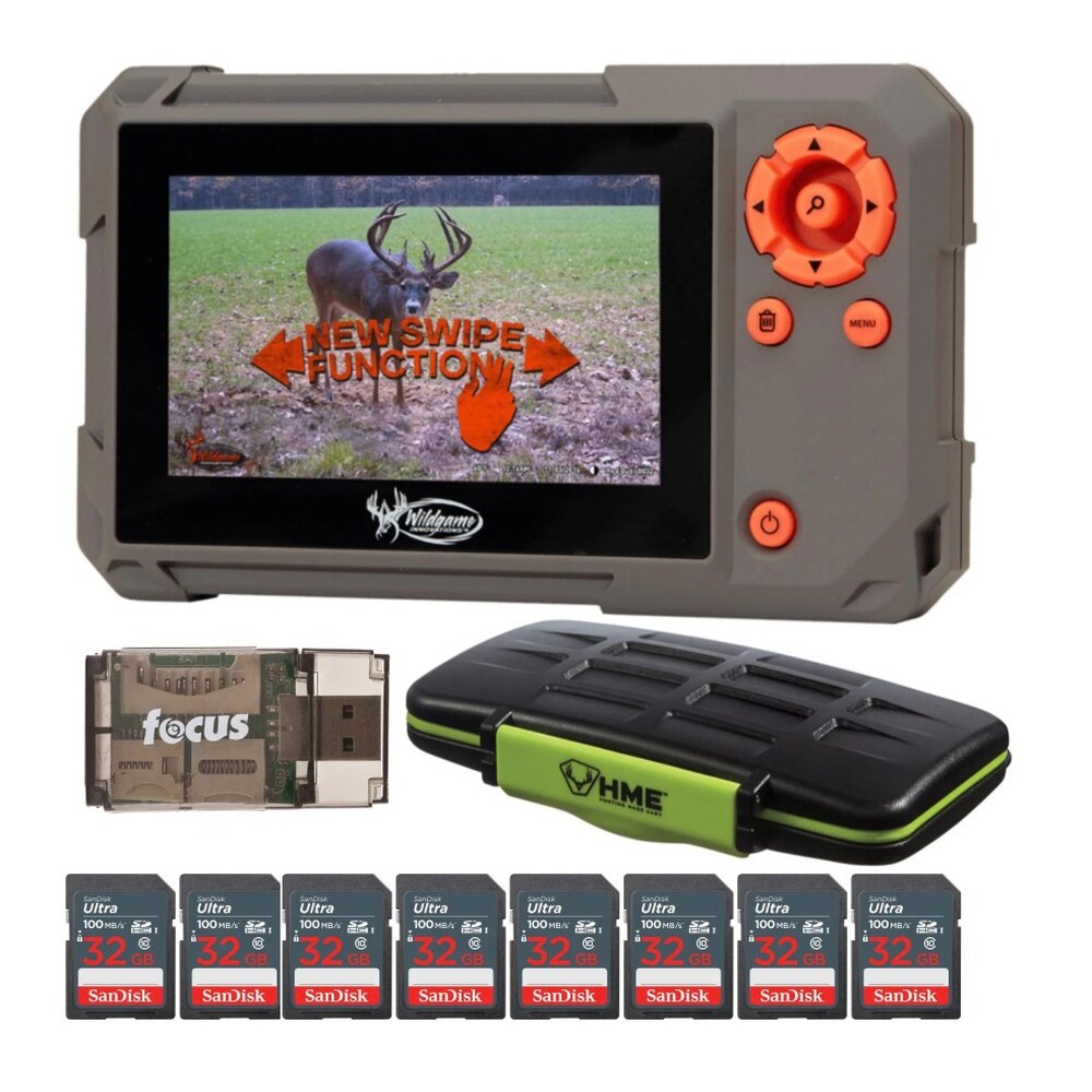 Wildgame Innovations Trail Pad Swipe SD Card Reader Bundle With 32GB SDHC Card - Trail Pad Swipe