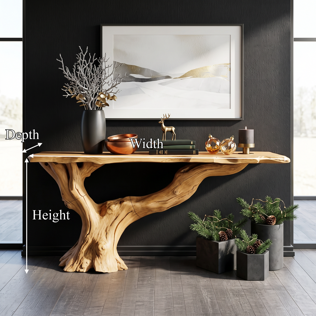 Console Table Solid Wood Farmhouse Entryway Gift - view 8