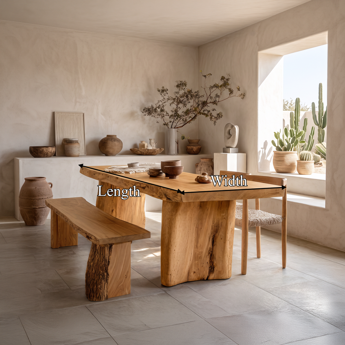 Custom Dining Table Walnut Wood Farmhouse Gift - view 8