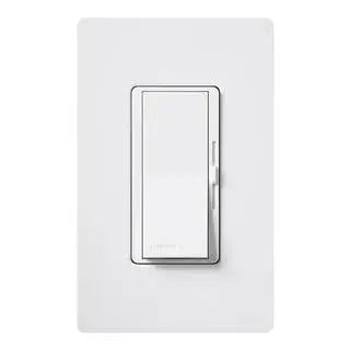 Lutron Diva LED+ Dimmer Switch 150-Watt LED/CFL, 600-Watt Incandescent/Halogen, White - DVCL-153PR-WH