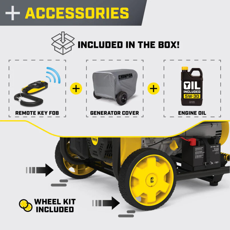Champion Power Equipment Portable Generator 9000W Running, 11250W Starting, 120/240V - 201218