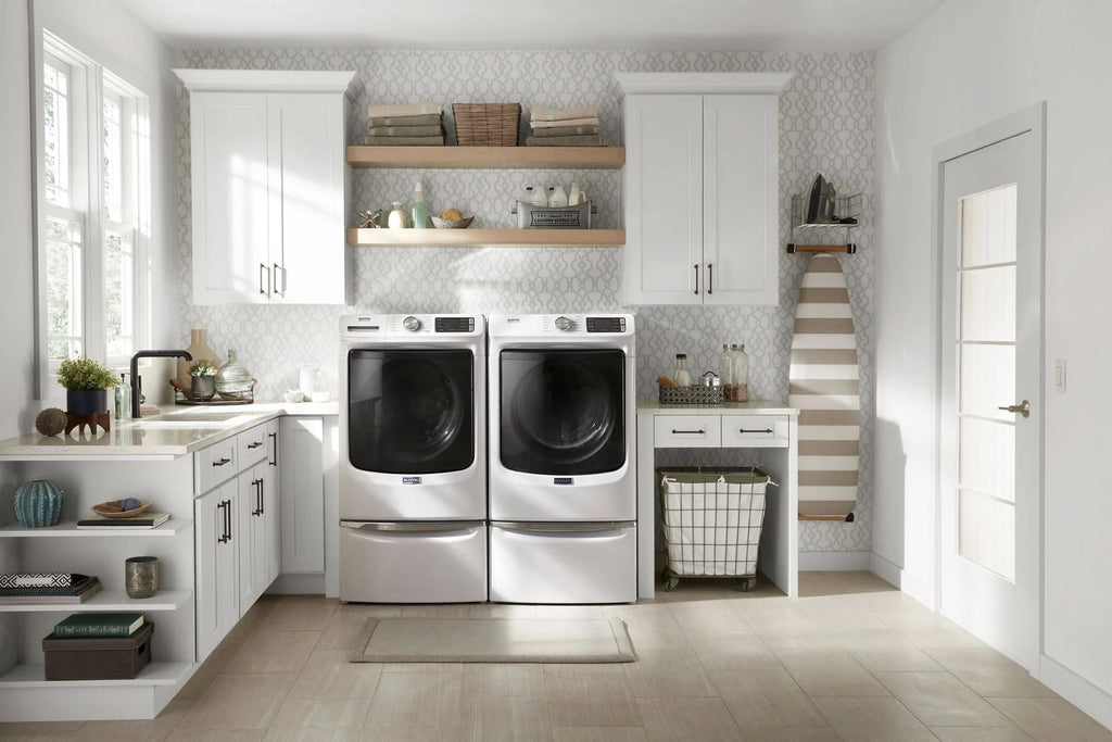 Maytag 7.3 Cu. Ft. Front-Loading Electric Dryer, White - MED6630HW