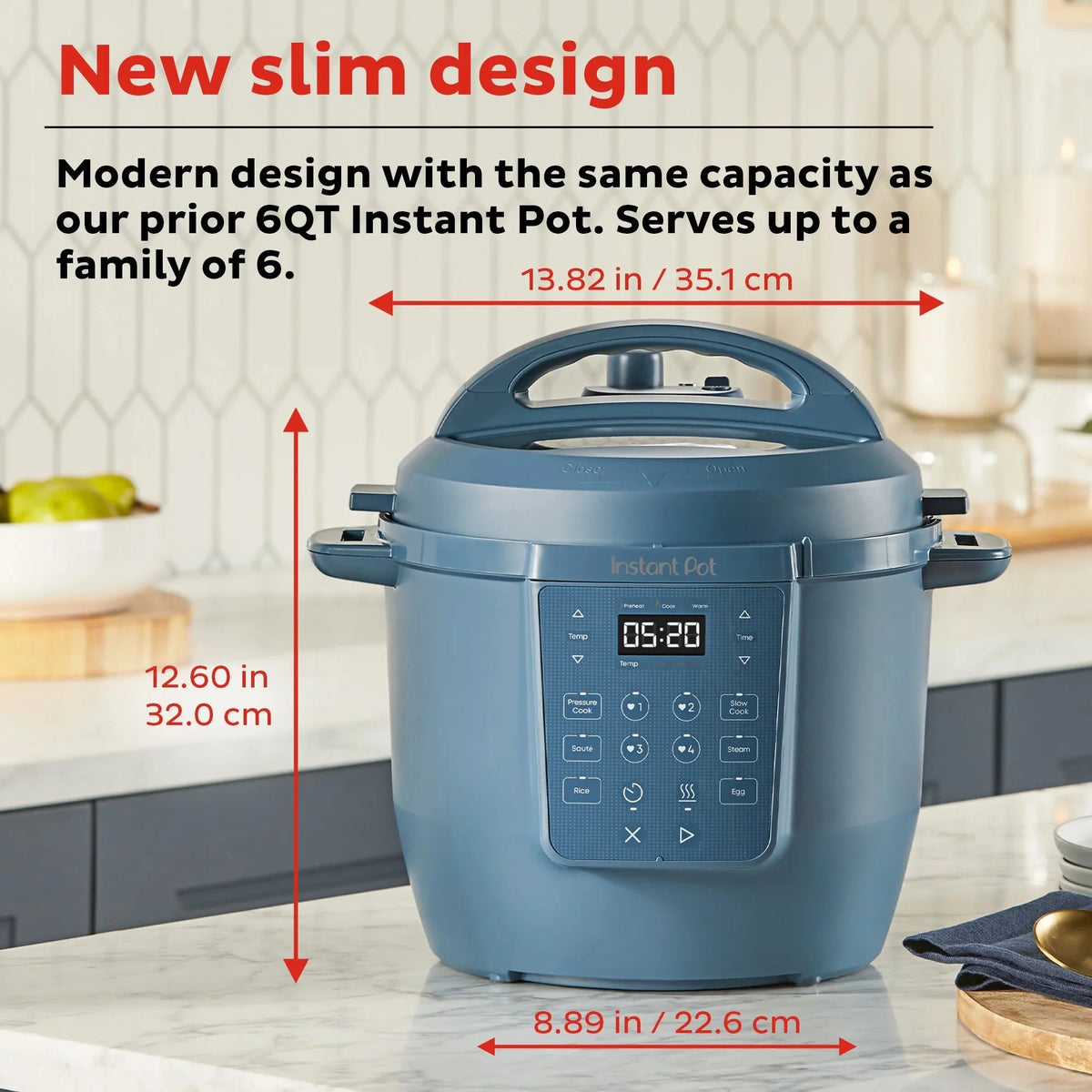 Instant Pot 6QT RIO Chef Series 7-in-1 Multi-Cooker, Black
