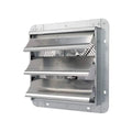 Tidoin 10 in Silver 705 CFM 1630 RPM Plug-In Shutter Exhaust Fan - DHS-YDW11-3284