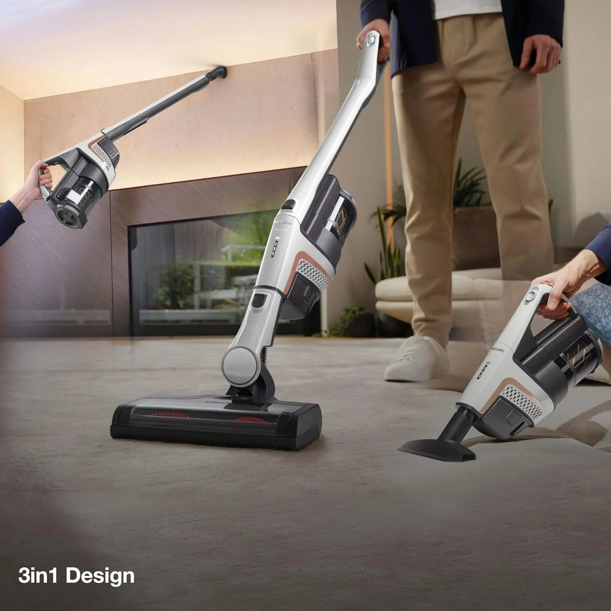 Miele Triflex HX1 Cat & Dog Cordless Bagless Stick Vacuum, Obsidian Black, 0.5 Liters - 11423900