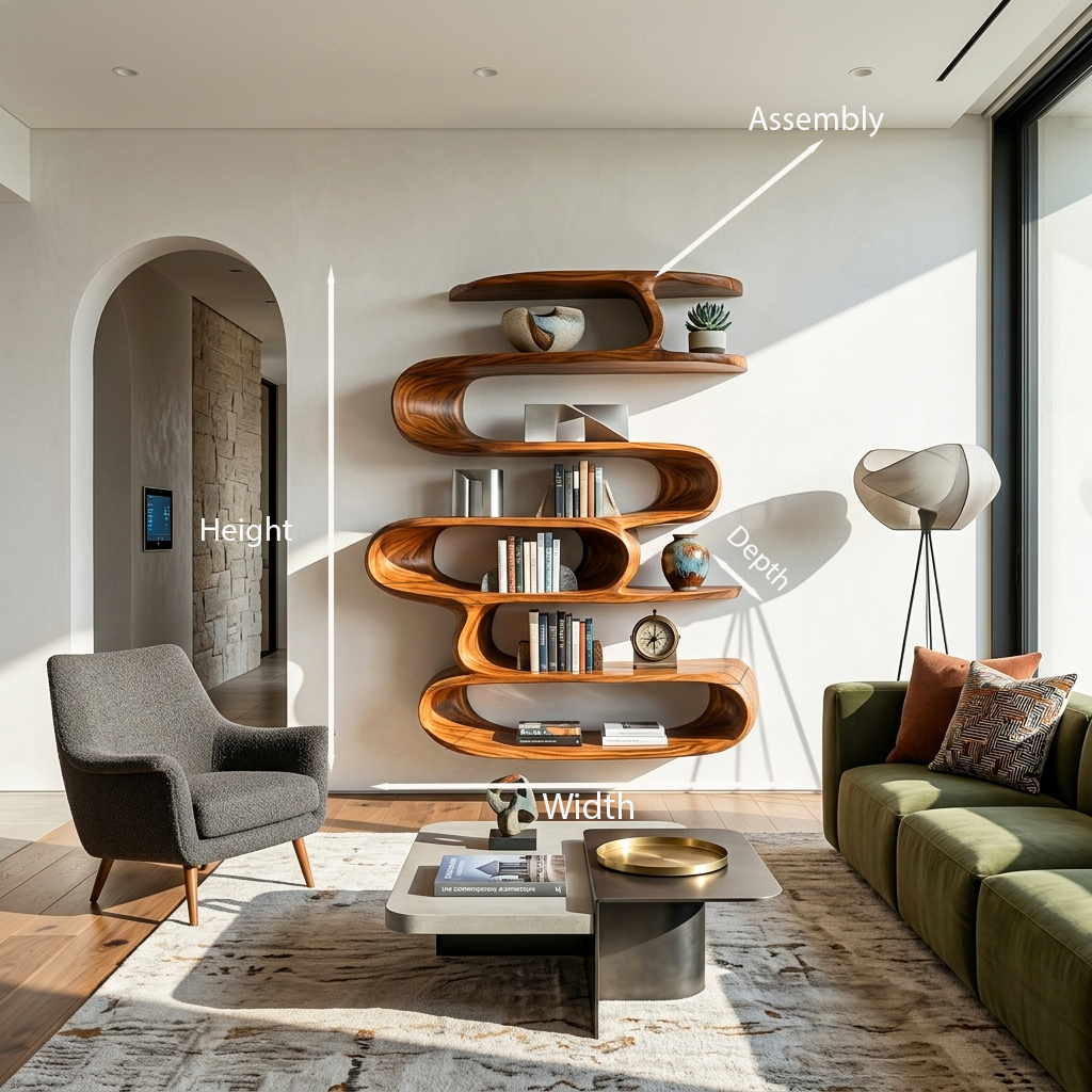 Elegant Wall-Mounted Shelf For Modern Home Decor - view 8