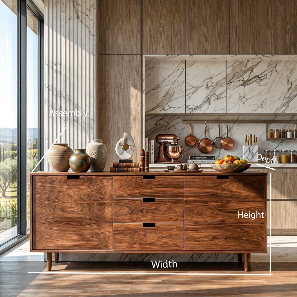 Contemporary Wooden Sideboard For Modern Living Room - view 8
