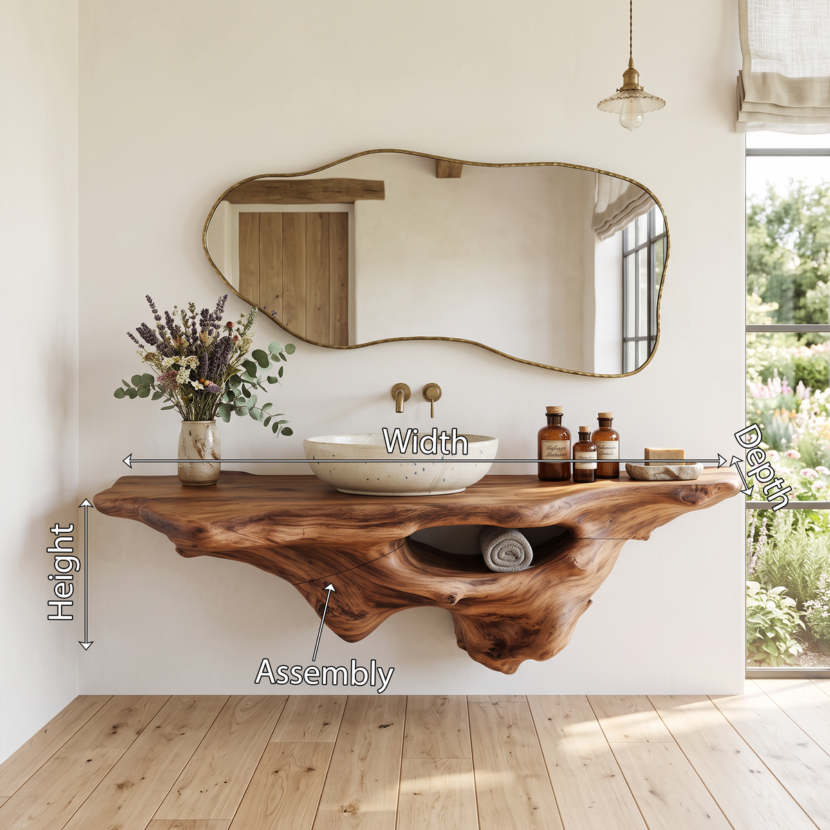 Farmhouse Bathroom Vanity For Renovation - view 8