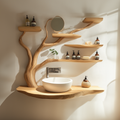 Custom Rustic Bathroom Vanity Sink Shelf Bathroom