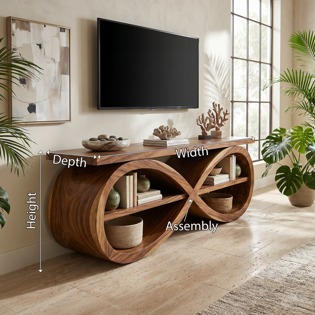 Designer Media Unit Contemporary Home Décor - view 8