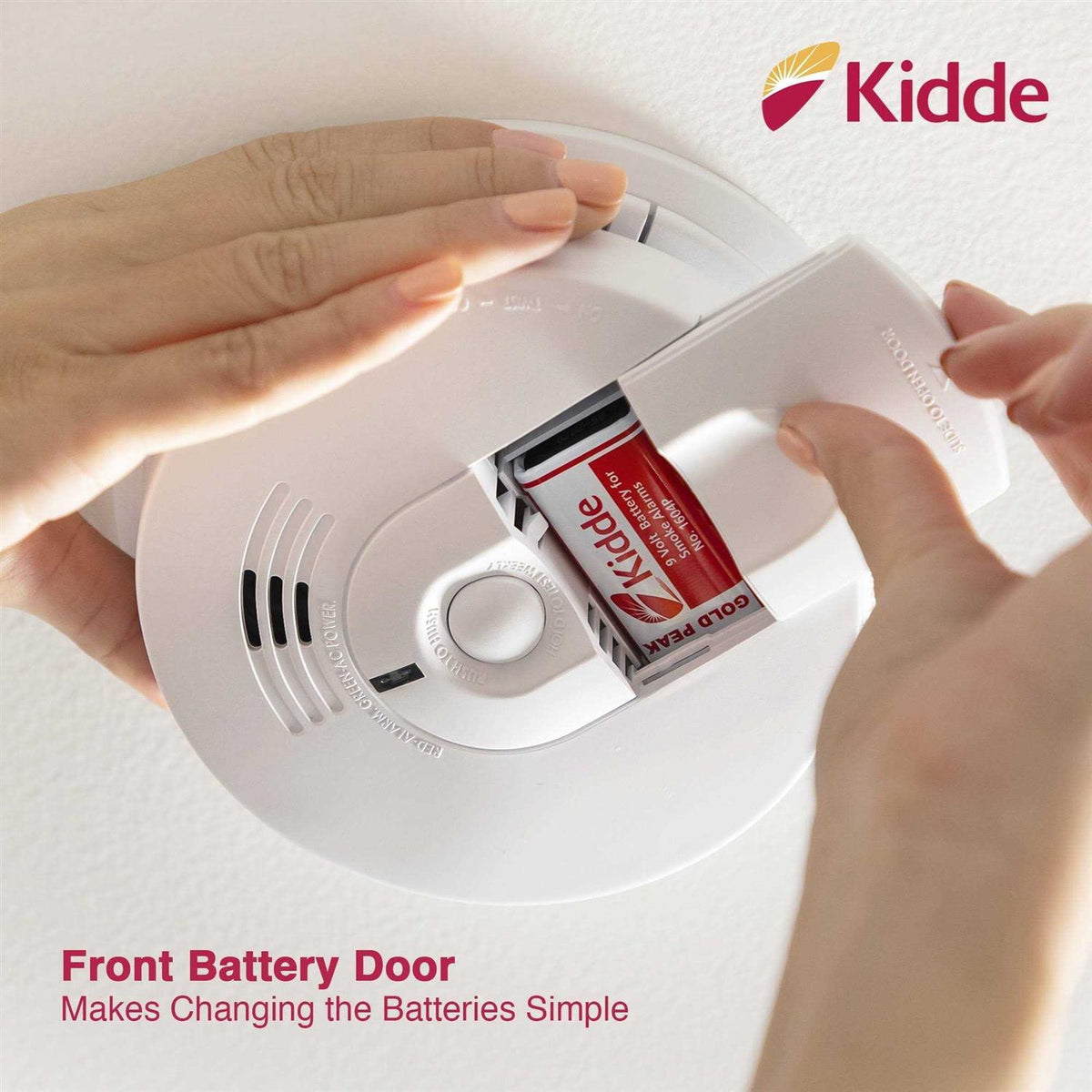 Kidde Hardwire Ionization Smoke Alarm With 9V Battery Backup - I4618