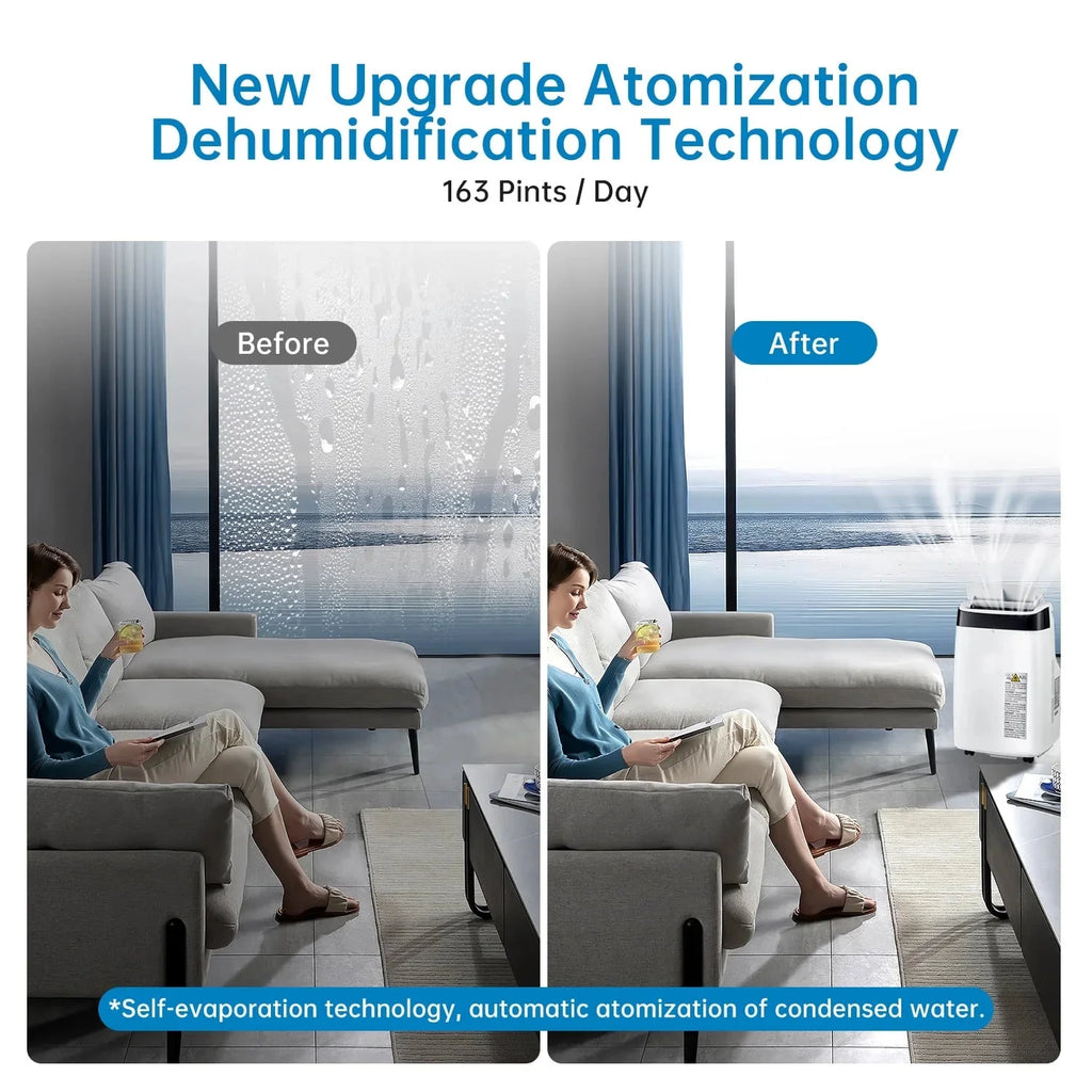 EastVita Portable Air Conditioner 10000 BTU With Remote Control And Window Kit