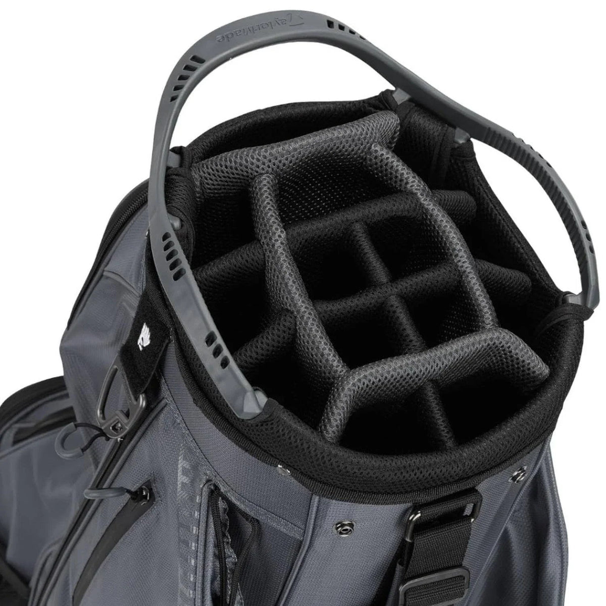 TaylorMade Golf Bag, Charcoal, 4.5 lbs, 8-Way Top - 2023 Pro Stand