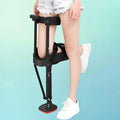Hands-Free Knee Crutch - Adjustable Height With Padded Support