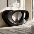 Console Table Organic Double Loop Design For Entryway - view 4