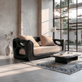 Contemporary Sofa Frame With Organic Flowing Wood Design For Living Room - view 4