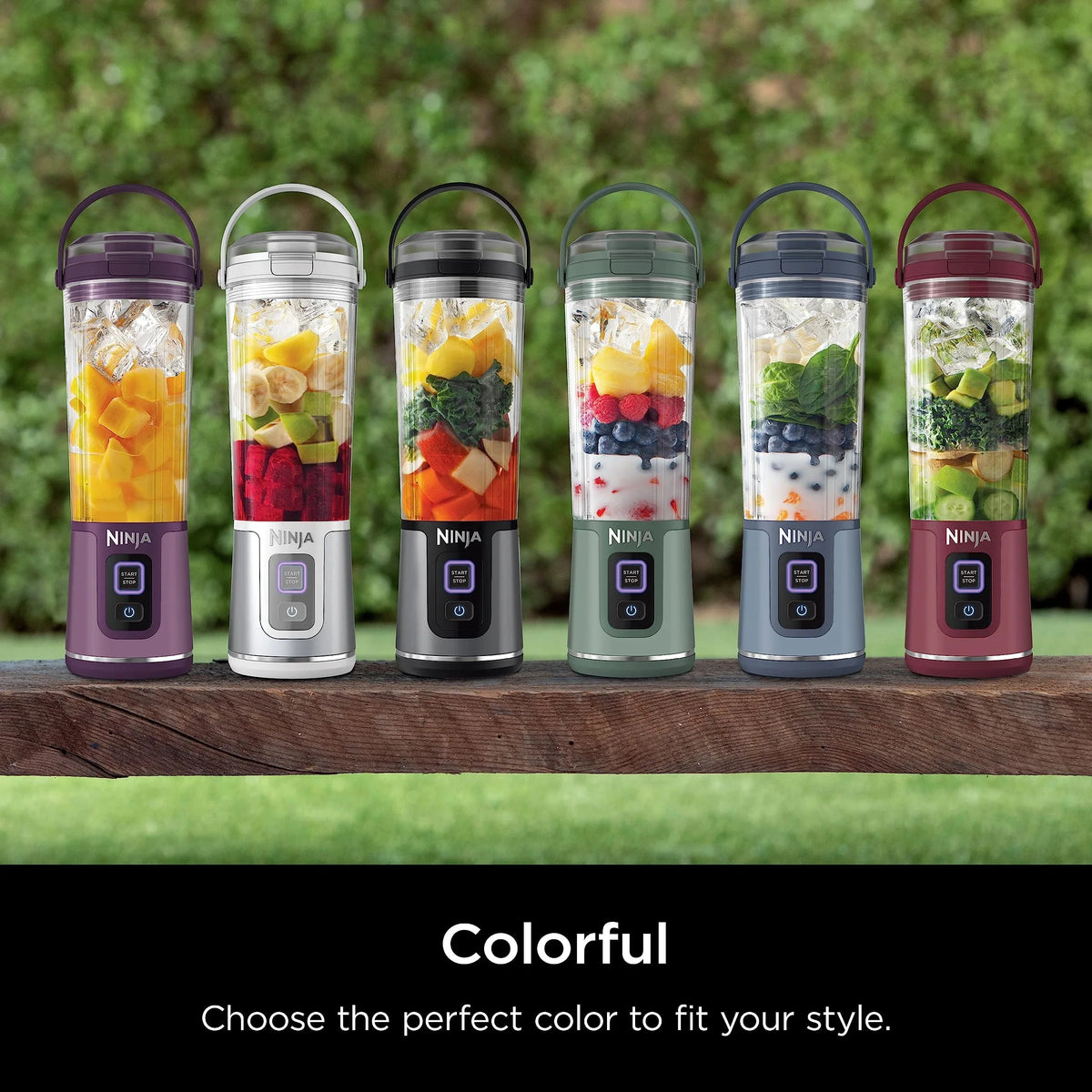 Ninja Blast Portable Personal Blender, Cordless, 18 oz, Metallic Purple - BC151PL