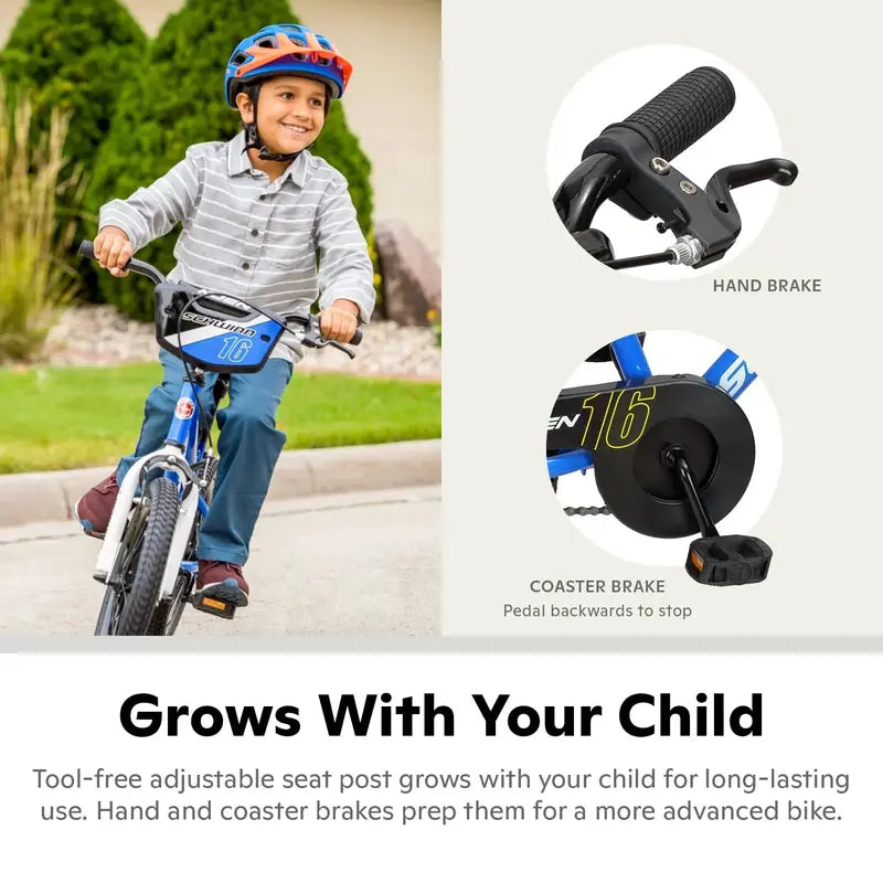 Schwinn Koen & Elm 16-Inch Kids BMX Bike With Training Wheels