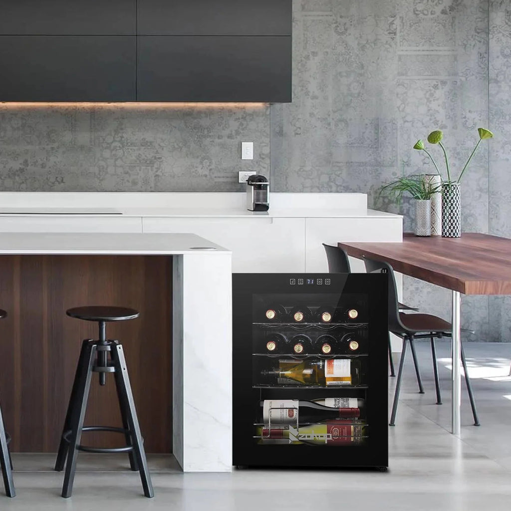 Ktaxon 18 Bottle Compressor Wine Cooler, 1.8 Cu.Ft, 52L - Freestanding