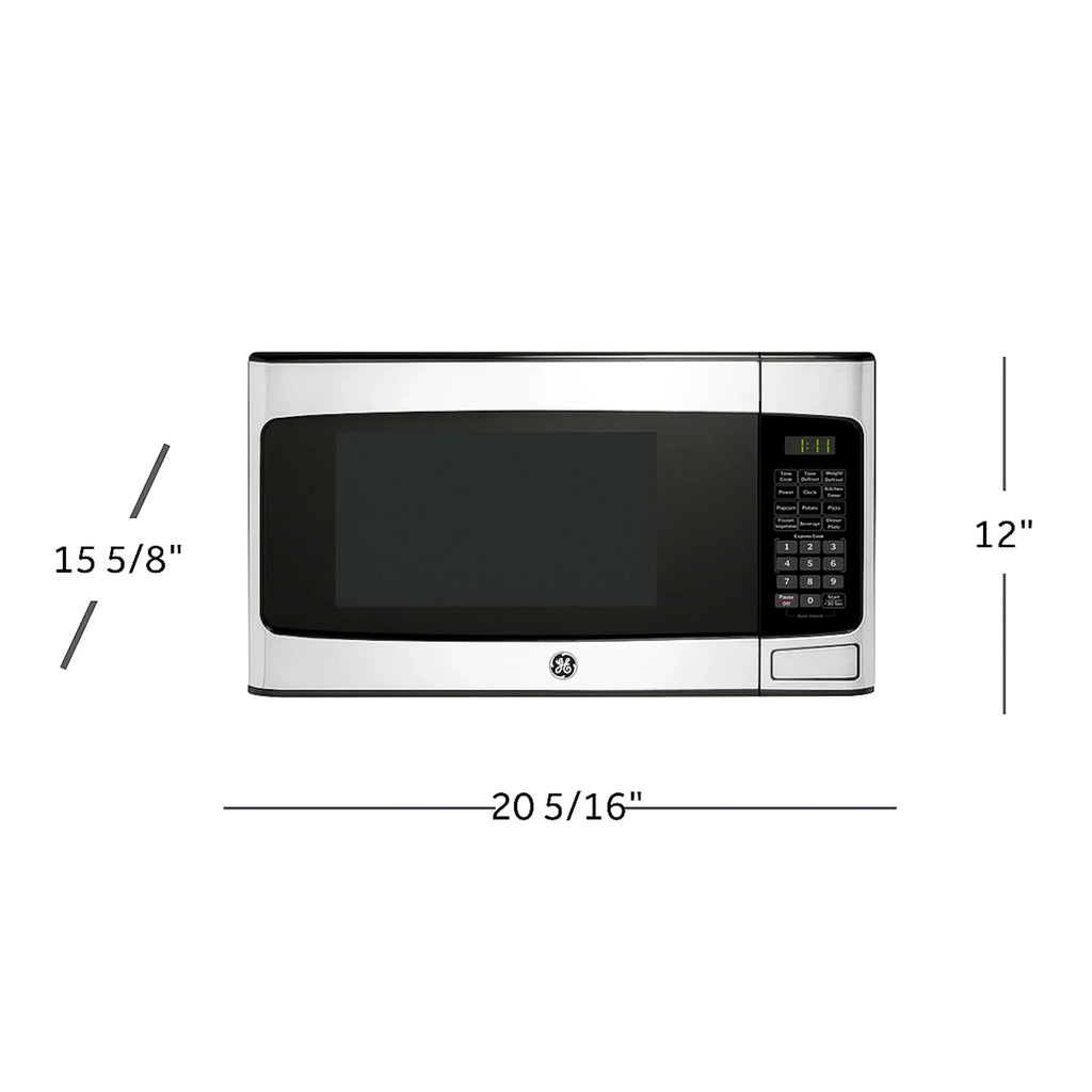 GE 1.1 Cu Ft 950W Stainless Steel Countertop Microwave Oven - GCST11N1WSS